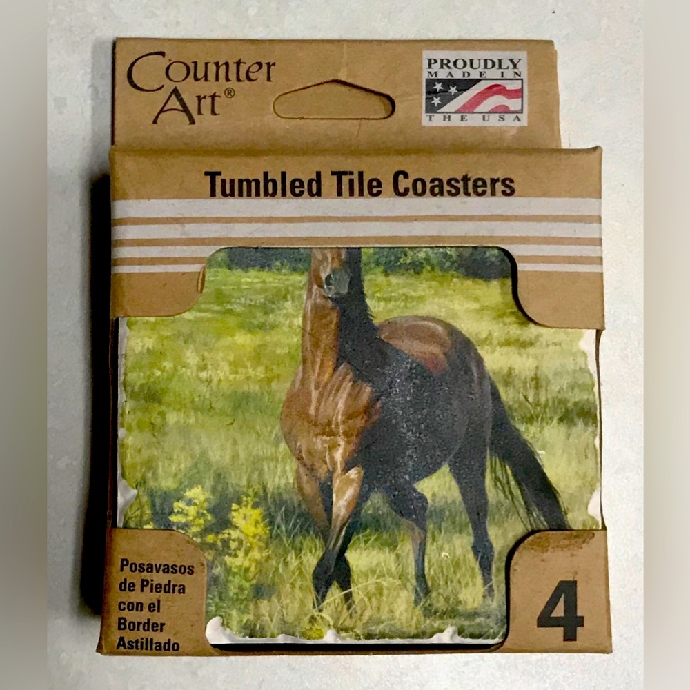 Cover Art Thirsty Stone Horse Coasters